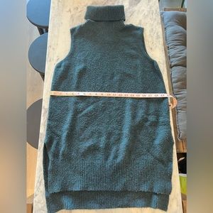 Cynthia Rowley Wool & Mohair Blend Sweater Tunic. Teal. Size Medium.